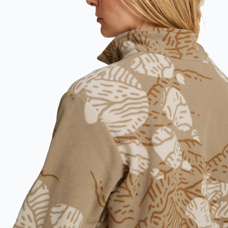Dámska fleecová mikina Jack Wolfskin Paw Era 100 Orint Half Zip paw hazel wood 5