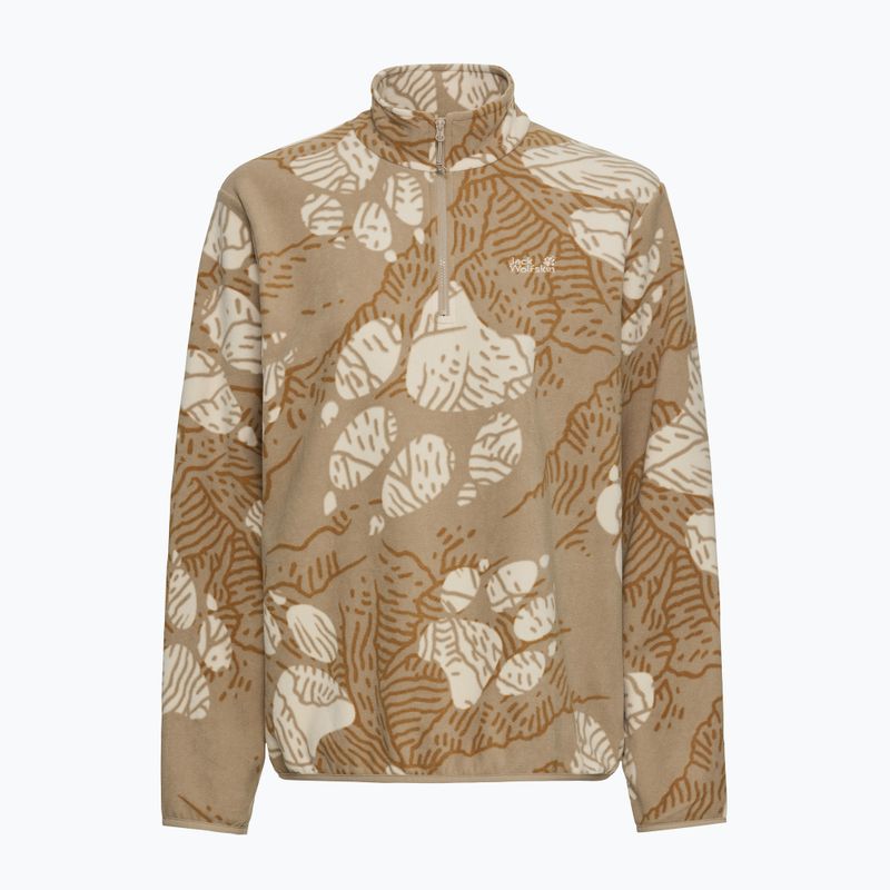 Dámska fleecová mikina Jack Wolfskin Paw Era 100 Orint Half Zip paw hazel wood 7