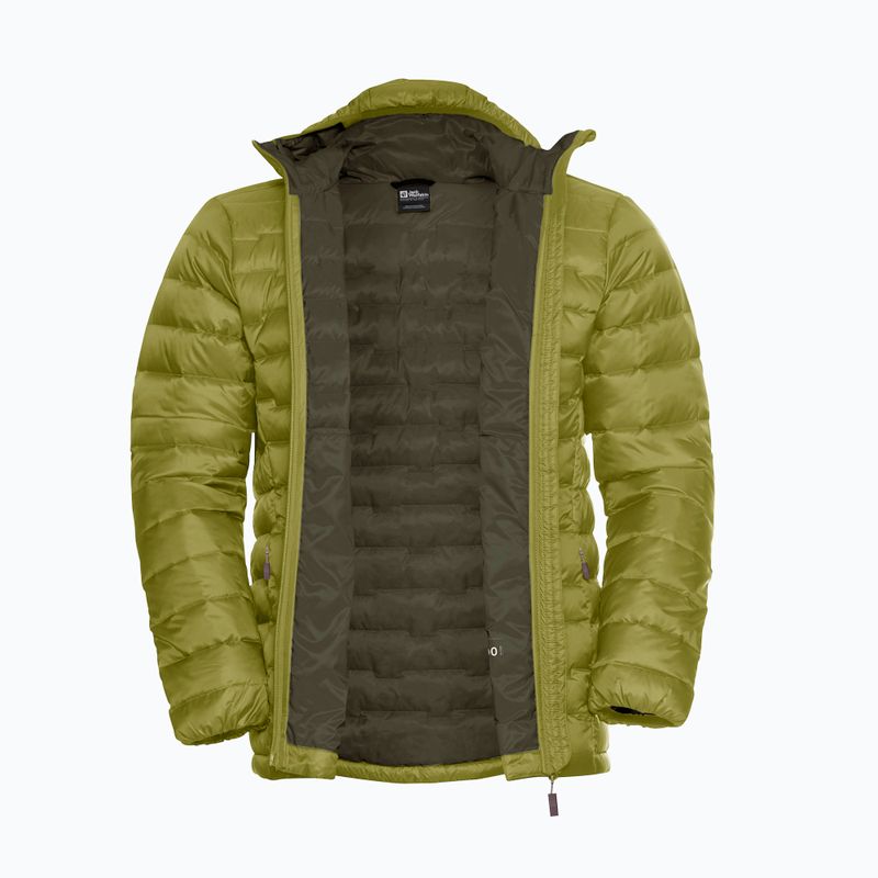 Pánska páperová bunda Jack Wolfskin Passamani Down Hoody khaki green 8