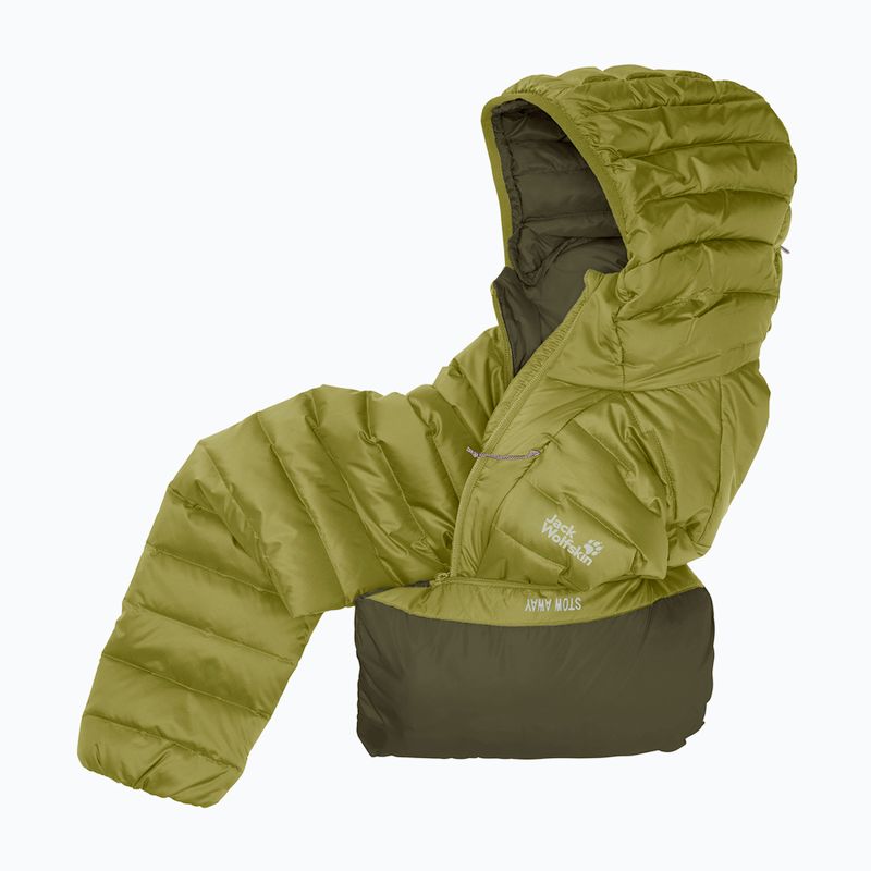 Pánska páperová bunda Jack Wolfskin Passamani Down Hoody khaki green 9