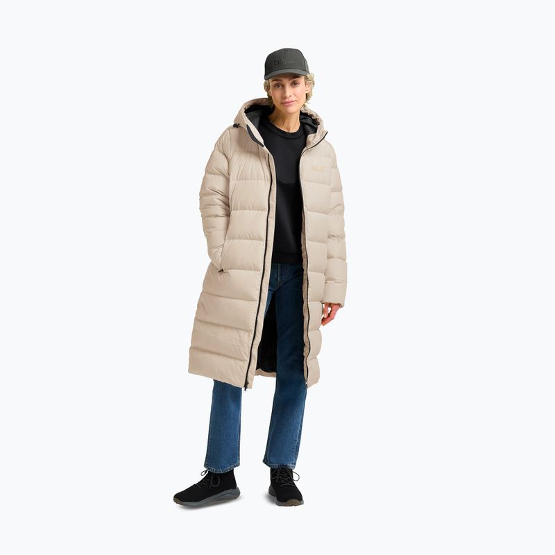 Dámsky páperový kabát Jack Wolfskin Frozen Palace Coat oyster 3