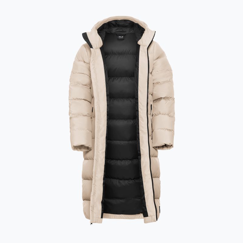 Dámsky páperový kabát Jack Wolfskin Frozen Palace Coat oyster 8