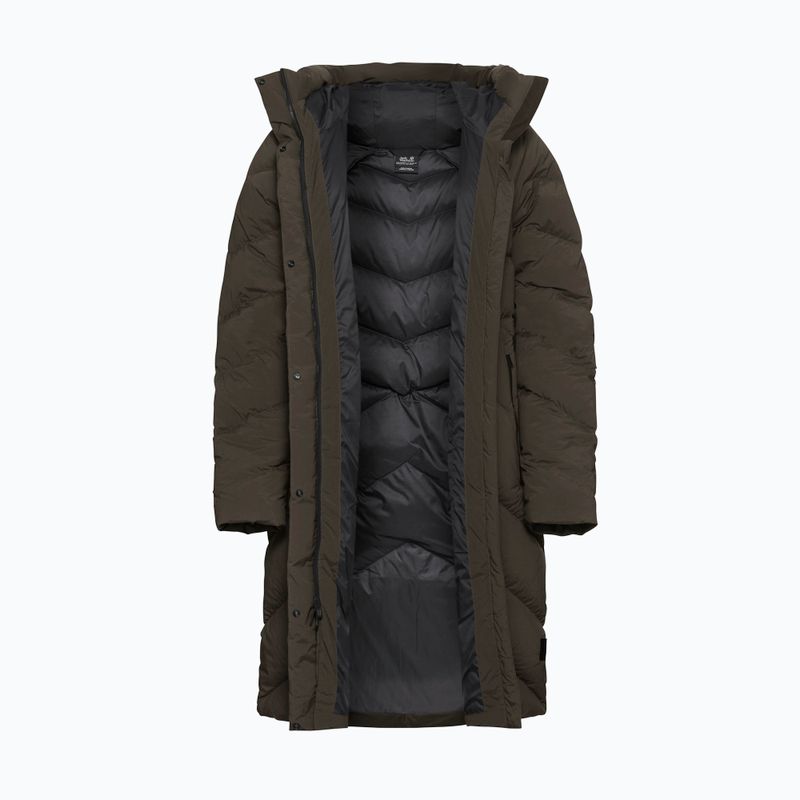 Dámsky páperový kabát Jack Wolfskin Marienplatz Coat obsidian moss 8