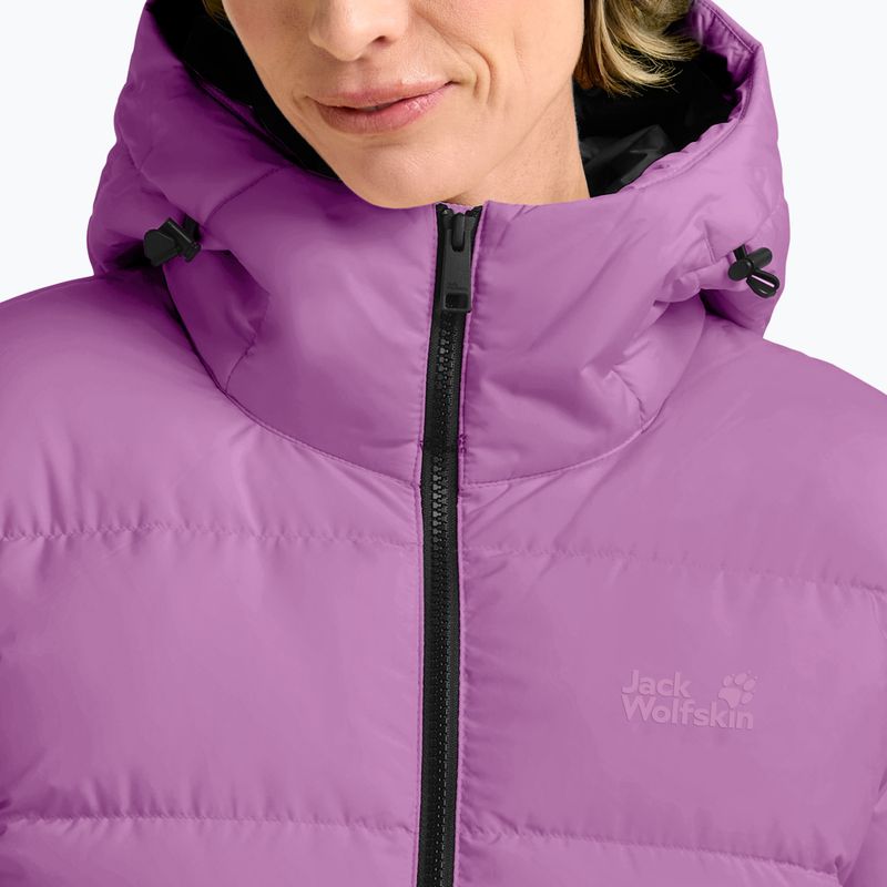 Dámsky páperový kabát Jack Wolfskin Frozen Palace Coat vivid orchid 4