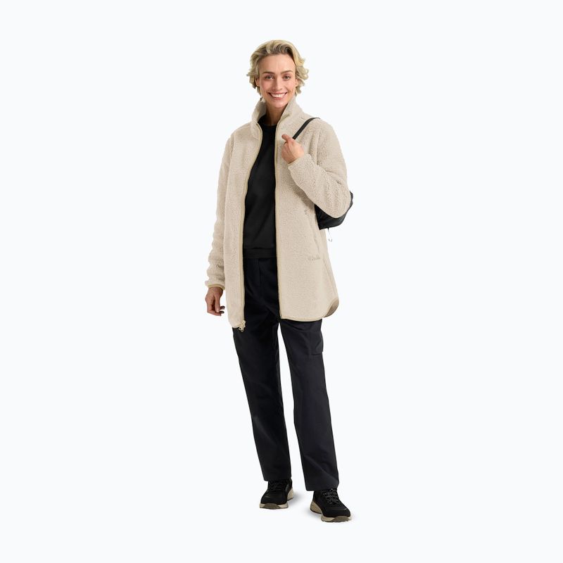 Dámska fleecová mikina Jack Wolfskin High Curl Coat oyster 2