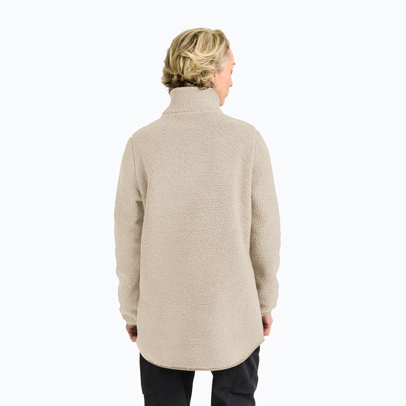 Dámska fleecová mikina Jack Wolfskin High Curl Coat oyster 3