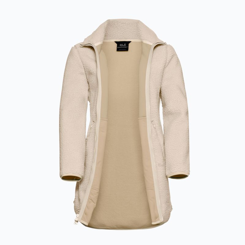 Dámska fleecová mikina Jack Wolfskin High Curl Coat oyster 9