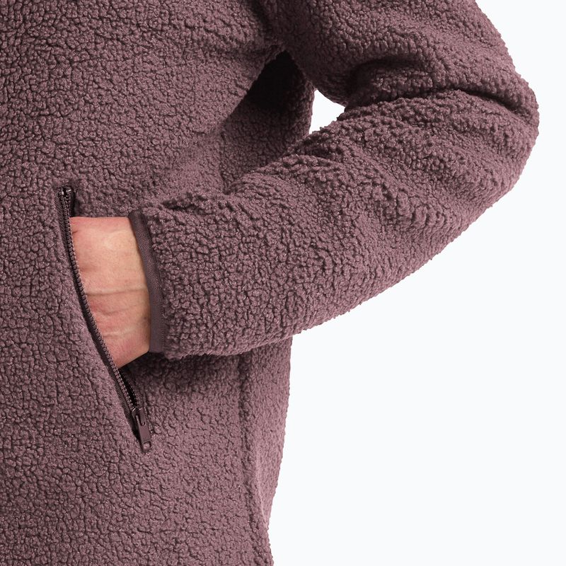 Dámska fleecová mikina Jack Wolfskin High Curl Coat sheer plum 4