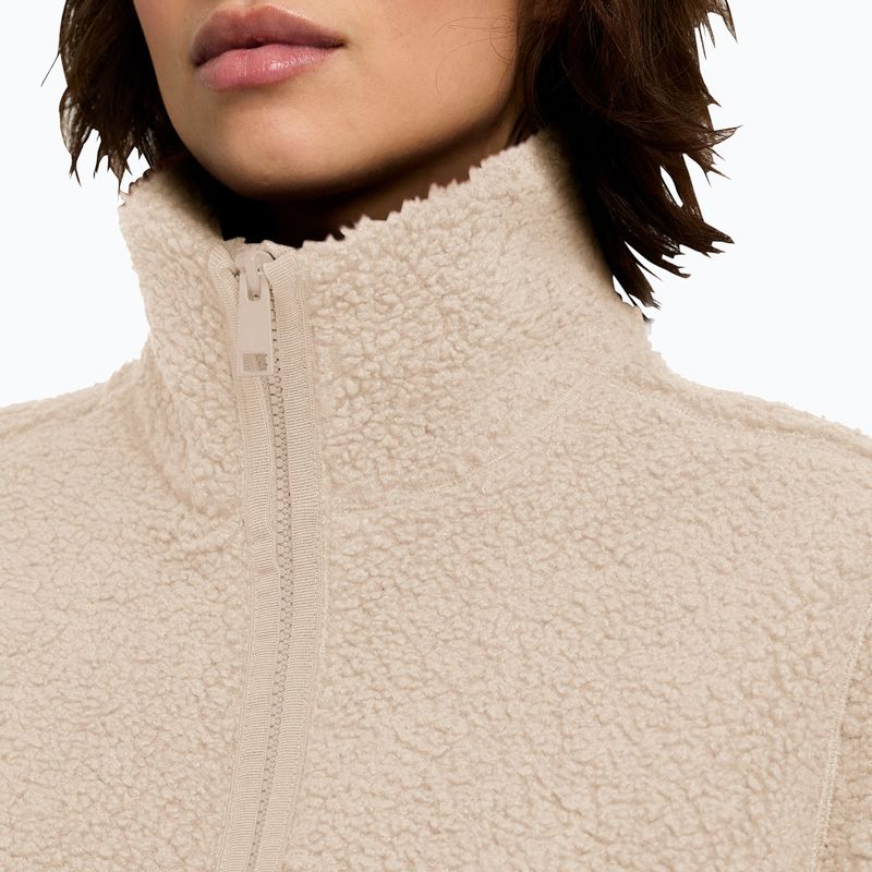 Dámska fleecová mikina Jack Wolfskin High Curl oyster 4