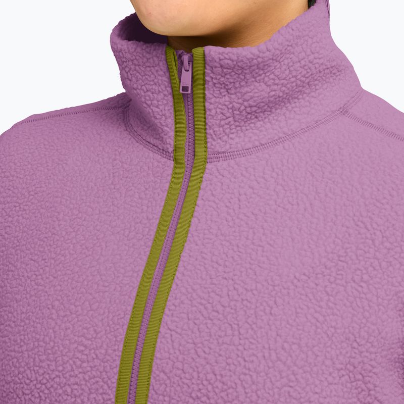 Dámska fleecová mikina Jack Wolfskin Lite Curl Full Zip vivid orchid 4