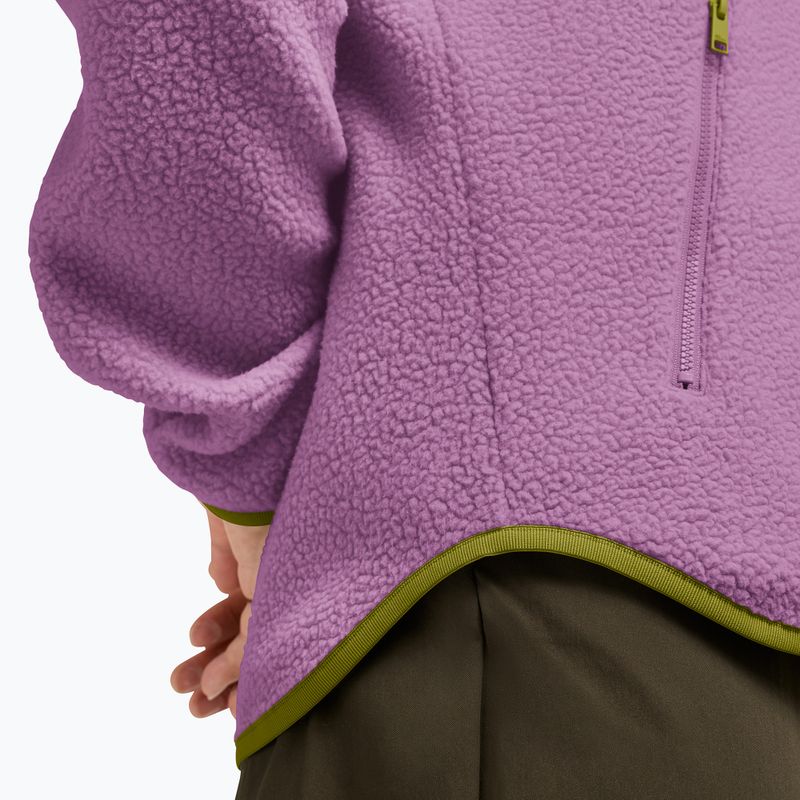 Dámska fleecová mikina Jack Wolfskin Lite Curl Full Zip vivid orchid 6