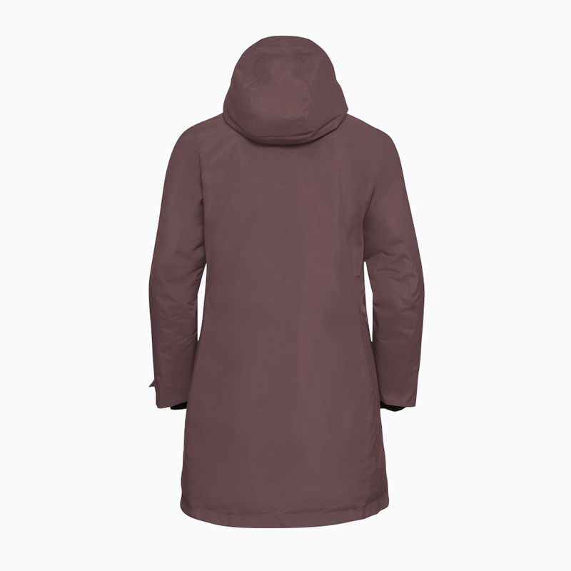 Dámska páperová bunda Jack Wolfskin Icecape 2L Down Ins Rds sheer plum 8