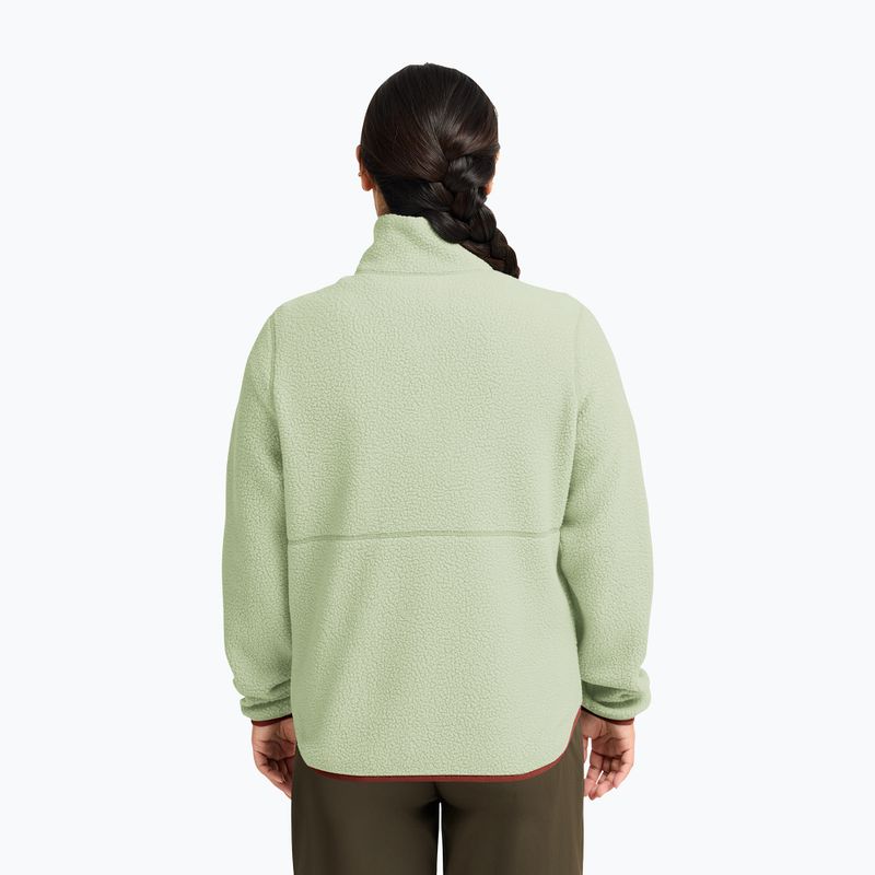 Dámska fleecová mikina Jack Wolfskin Lite Curl Full Zip melon 3
