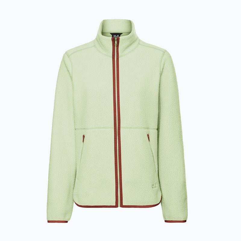 Dámska fleecová mikina Jack Wolfskin Lite Curl Full Zip melon 7