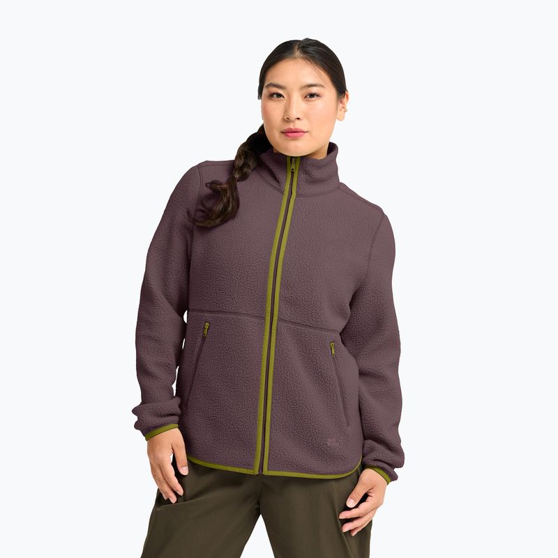 Dámska fleecová mikina Jack Wolfskin Lite Curl Full Zip sheer plum