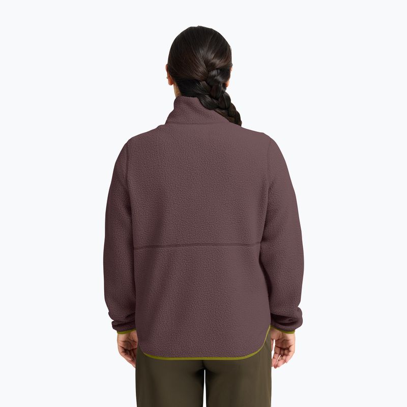 Dámska fleecová mikina Jack Wolfskin Lite Curl Full Zip sheer plum 3