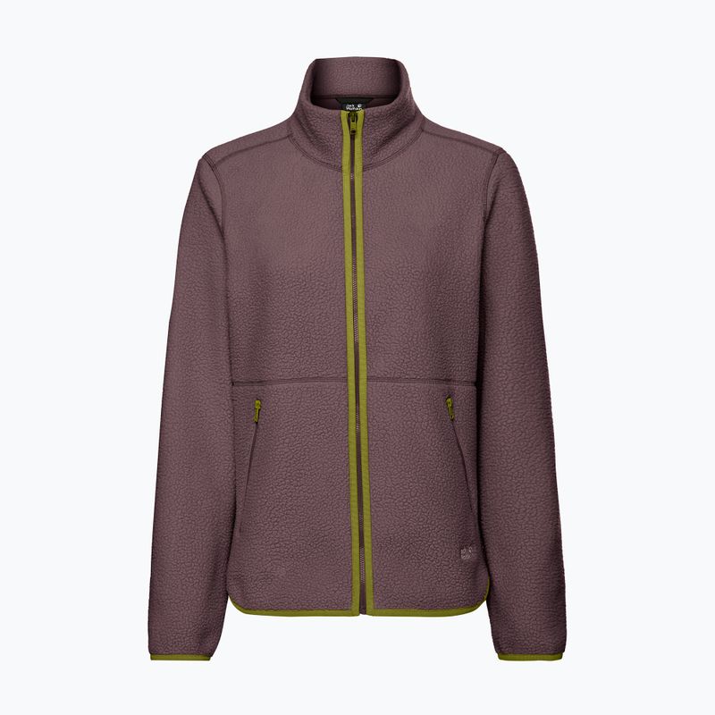 Dámska fleecová mikina Jack Wolfskin Lite Curl Full Zip sheer plum 7