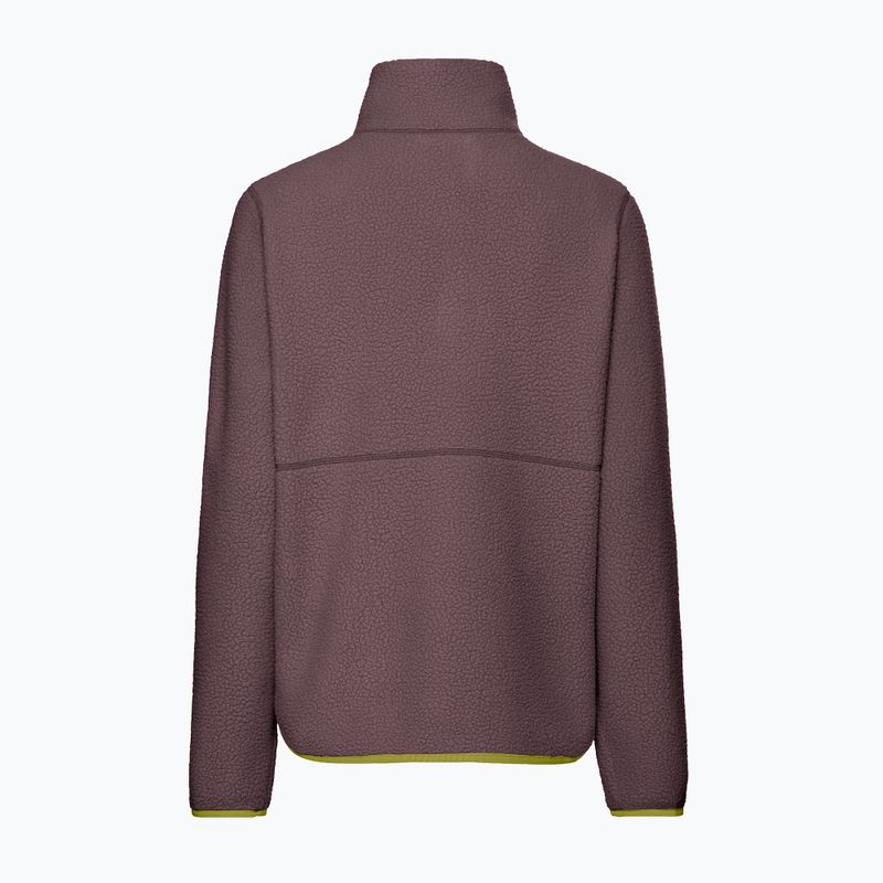 Dámska fleecová mikina Jack Wolfskin Lite Curl Full Zip sheer plum 8
