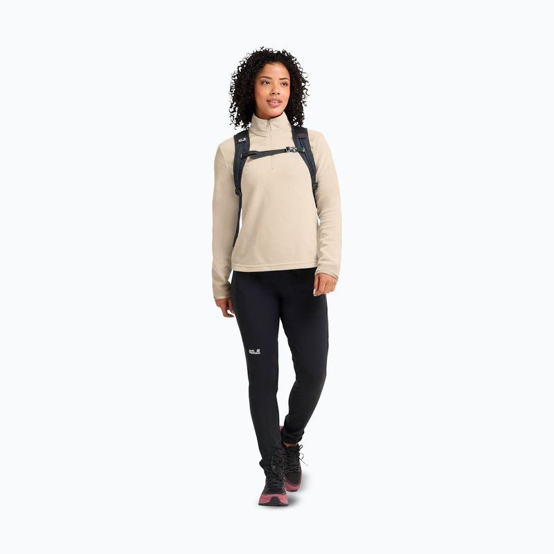 Dámska fleecová mikina Jack Wolfskin Taunus 100 Half Zip oyster 2