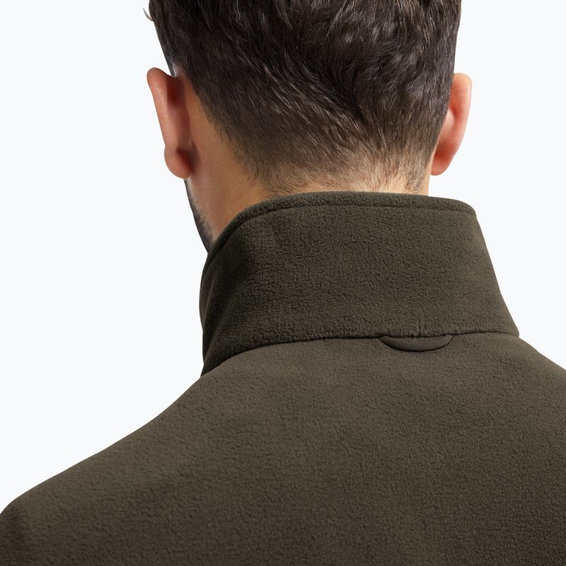 Pánska fleecová mikina Jack Wolfskin Taunus 200 Full Zip obsidian moss 5