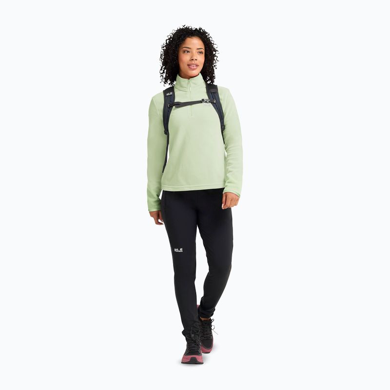Dámska fleecová mikina Jack Wolfskin Taunus 100 Half Zip melon 2