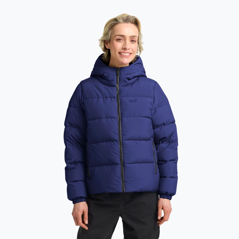 Dámsky páperový kabát Jack Wolfskin Frozen Palace glow ink