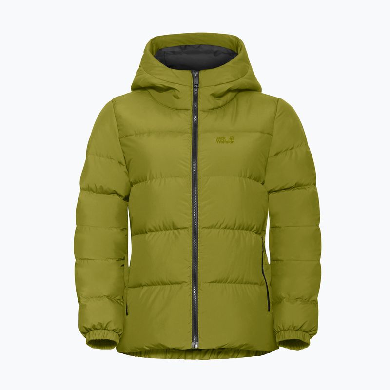 Dámsky páperový kabát Jack Wolfskin Frozen Palace khaki green 7