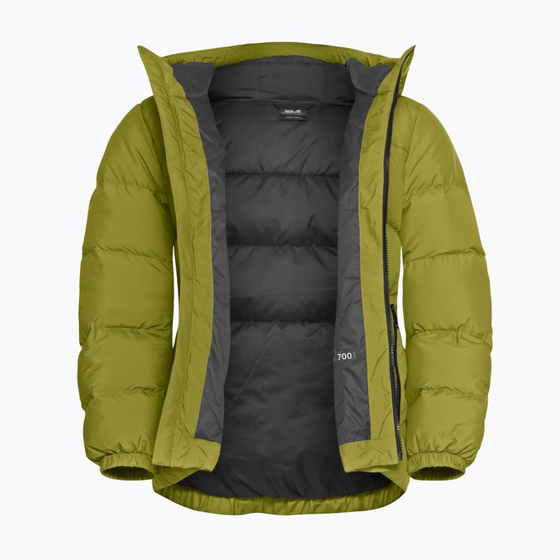 Dámsky páperový kabát Jack Wolfskin Frozen Palace khaki green 9
