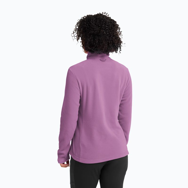 Dámska fleecová mikina Jack Wolfskin Taunus 100 Full Zip vivid orchid 3