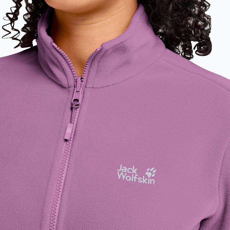 Dámska fleecová mikina Jack Wolfskin Taunus 100 Full Zip vivid orchid 4