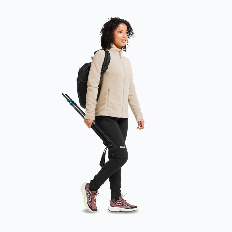 Dámska fleecová mikina Jack Wolfskin Taunus 100 Full Zip oyster 2
