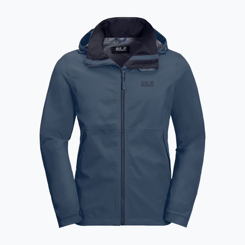 Jack Wolfskin pánska hardshelová bunda Evandale navy blue 1111131_1383 9