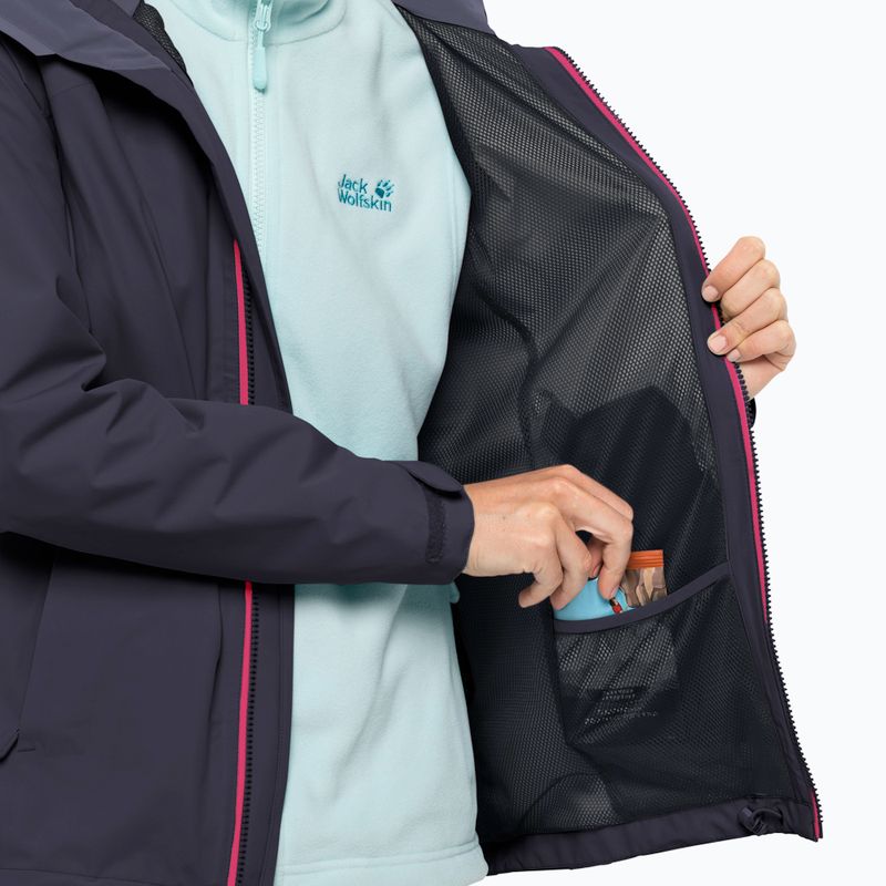 Jack Wolfskin dámska hardshellová bunda Evandale black 1111191_1388 3