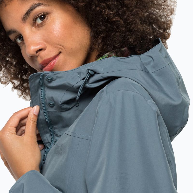 Jack Wolfskin Cape York Paradise sivá dámska mikina 1111244_6167 3