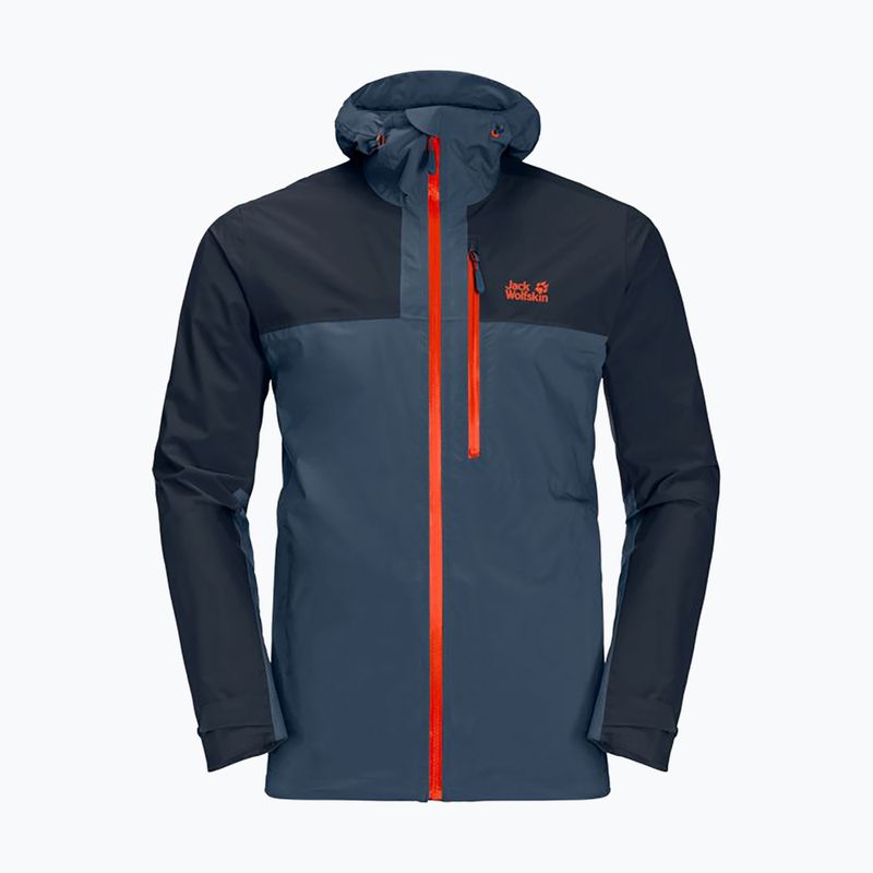 Jack Wolfskin pánska hardshelová bunda Go Hike navy blue 1114051_1383