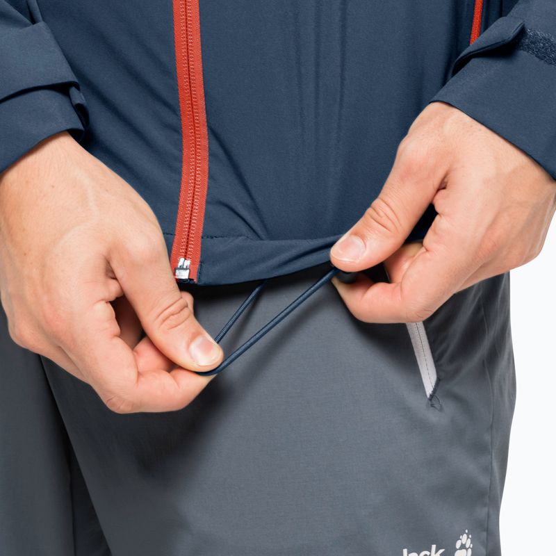 Jack Wolfskin pánska bunda do dažďa Highest Peak 2.5L navy blue 1114961_1383 4