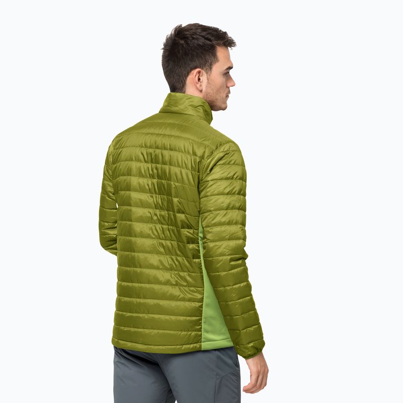 Jack Wolfskin pánska páperová bunda Routeburn zelená 1205415_4131 2