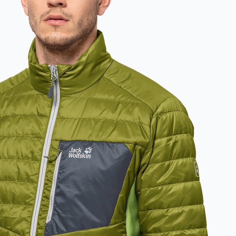 Jack Wolfskin pánska páperová bunda Routeburn zelená 1205415_4131 3