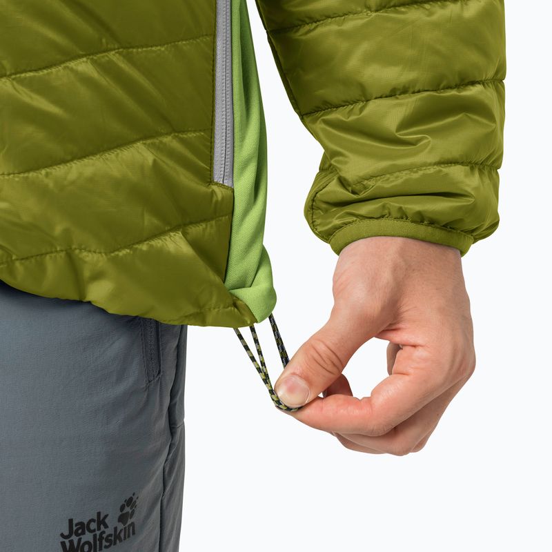 Jack Wolfskin pánska páperová bunda Routeburn zelená 1205415_4131 4