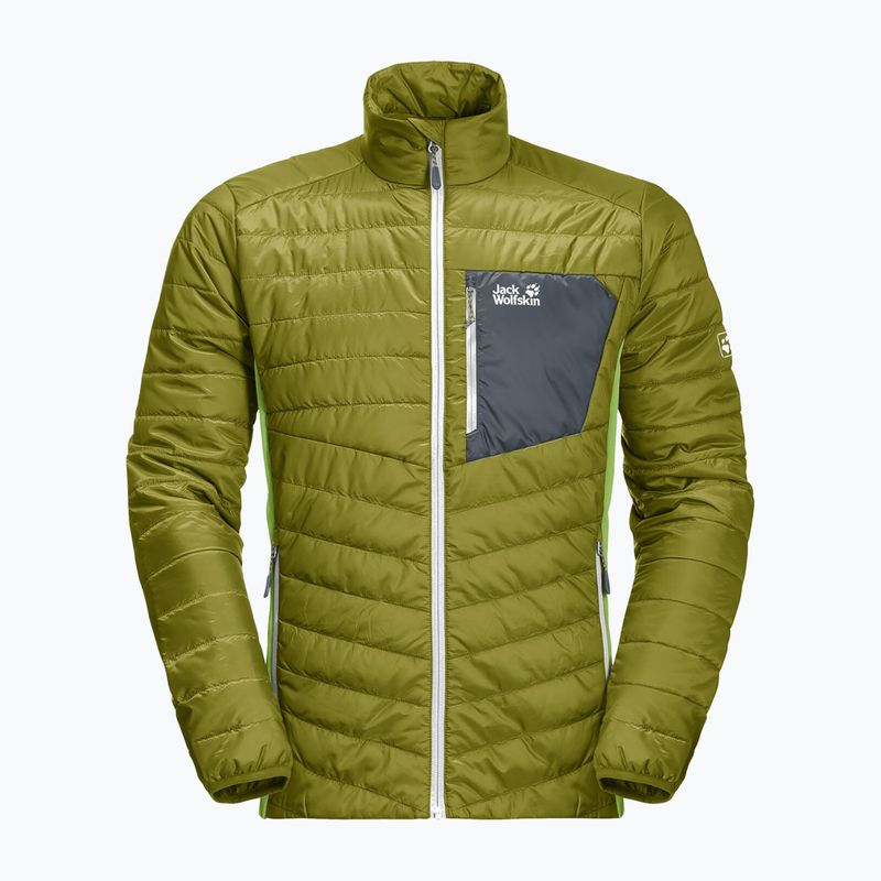 Jack Wolfskin pánska páperová bunda Routeburn zelená 1205415_4131 5