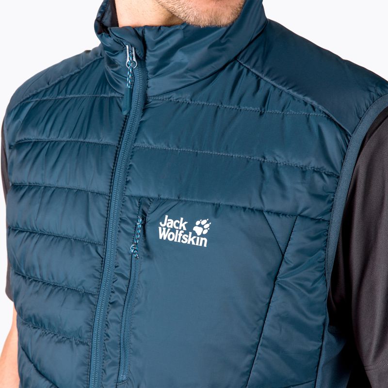 Jack Wolfskin Routeburn pánska trekingová vesta námornícka modrá 1205435_1383 4