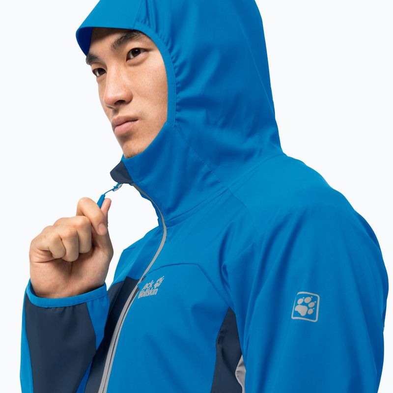 Jack Wolfskin Eagle Peak II pánska softshellová bunda modrá 1306911_1361 4