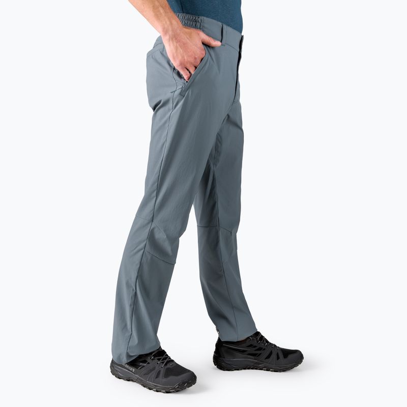 Jack Wolfskin pánske softshellové nohavice Activate Light sivé 1503772_6098
