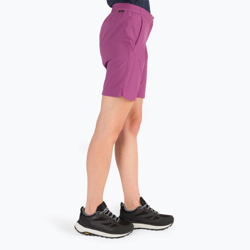 Jack Wolfskin Hilltop Trail dámske trekingové šortky fialové 1505461_2094 2