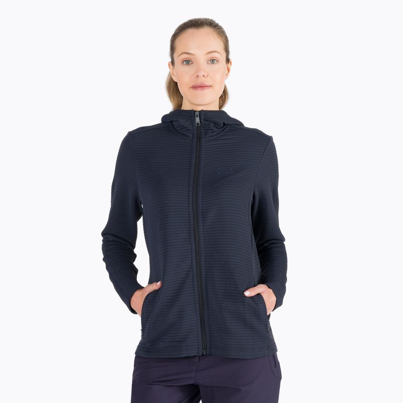 Jack Wolfskin dámska fleecová mikina Modesto navy blue 1706253_1010
