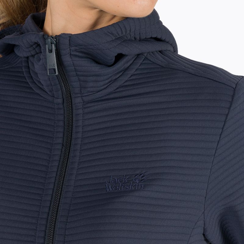 Jack Wolfskin dámska fleecová mikina Modesto navy blue 1706253_1010 5