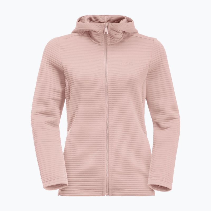 Jack Wolfskin dámska fleecová mikina Modesto ružová 1706253_2157 8