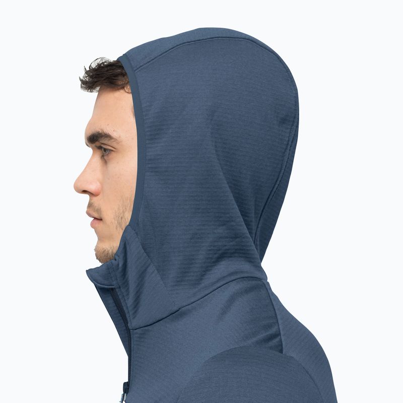 Jack Wolfskin pánska fleecová mikina Hydro Grid navy blue 1710001_1383 4