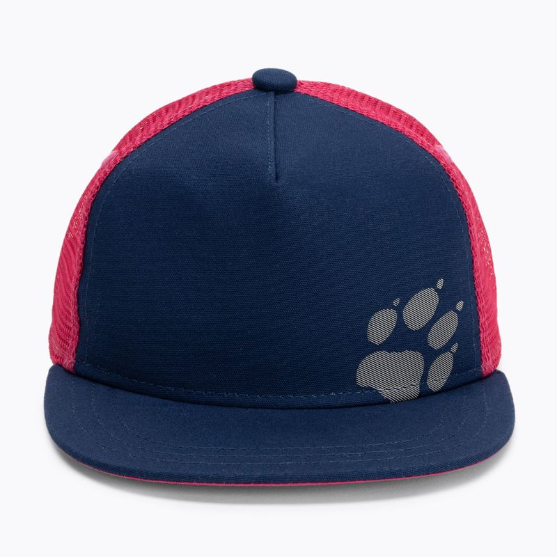 Detská bejzbalová čiapka Jack Wolfskin Rib Paw navy blue and pink 1907641_1225 4