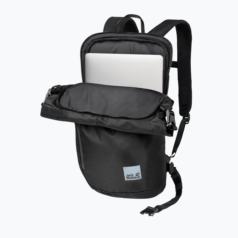 Batoh Jack Wolfskin Helsinki Rolltop 18 l ultra black 4